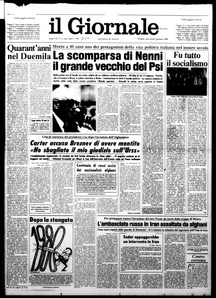 Il giornale nuovo : quotidiano del mattino